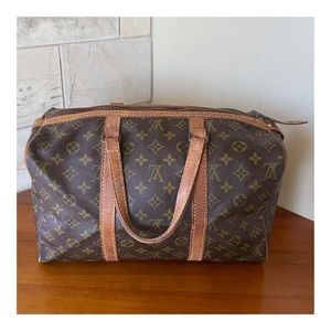 AUTHENTIC LOUIS VUITTON SAC SOUPLE 35 DUFFEL BAG VINTAGE MONOGRAM